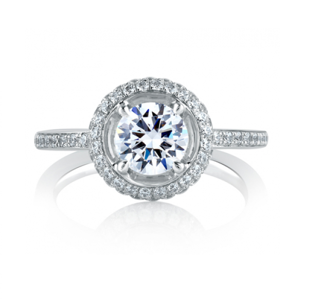 A.Jaffe Engagement Ring #MES325/136