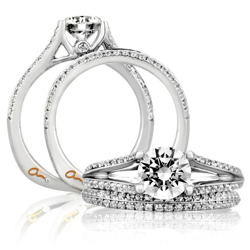 A.Jaffe Engagement Ring #MES334/126