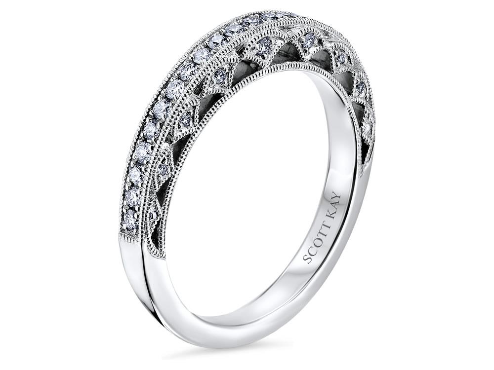 Scott Kay Heaven's Gate Wedding Band #B1820R710MM