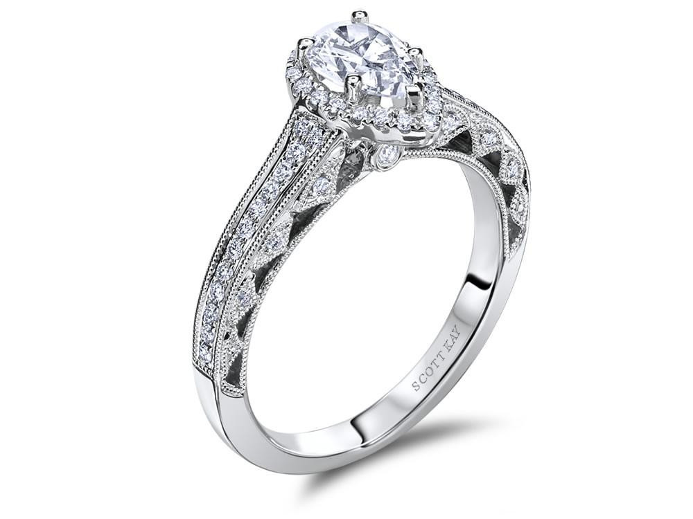 Scott Kay Heaven's Gates Engagement Ring #M1831R510WW