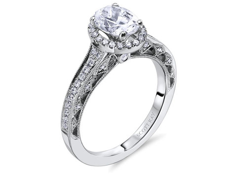 Scott Kay Heaven's Gates Engagement Ring #M1833R515WW