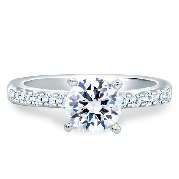 A.Jaffe Engagement Ring #MES078
