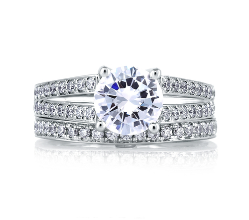 A.Jaffe Engagement Ring #MES452/196