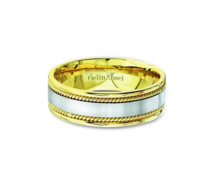 Gelin Abaci Amore Men's Wedding Band #72039