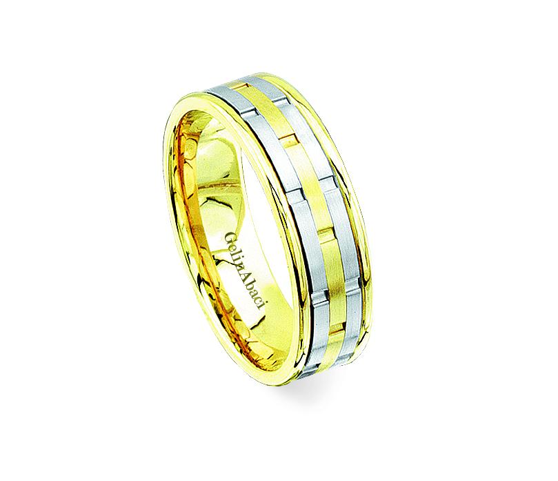 Gelin Abaci Amore Men's Wedding Band #72125
