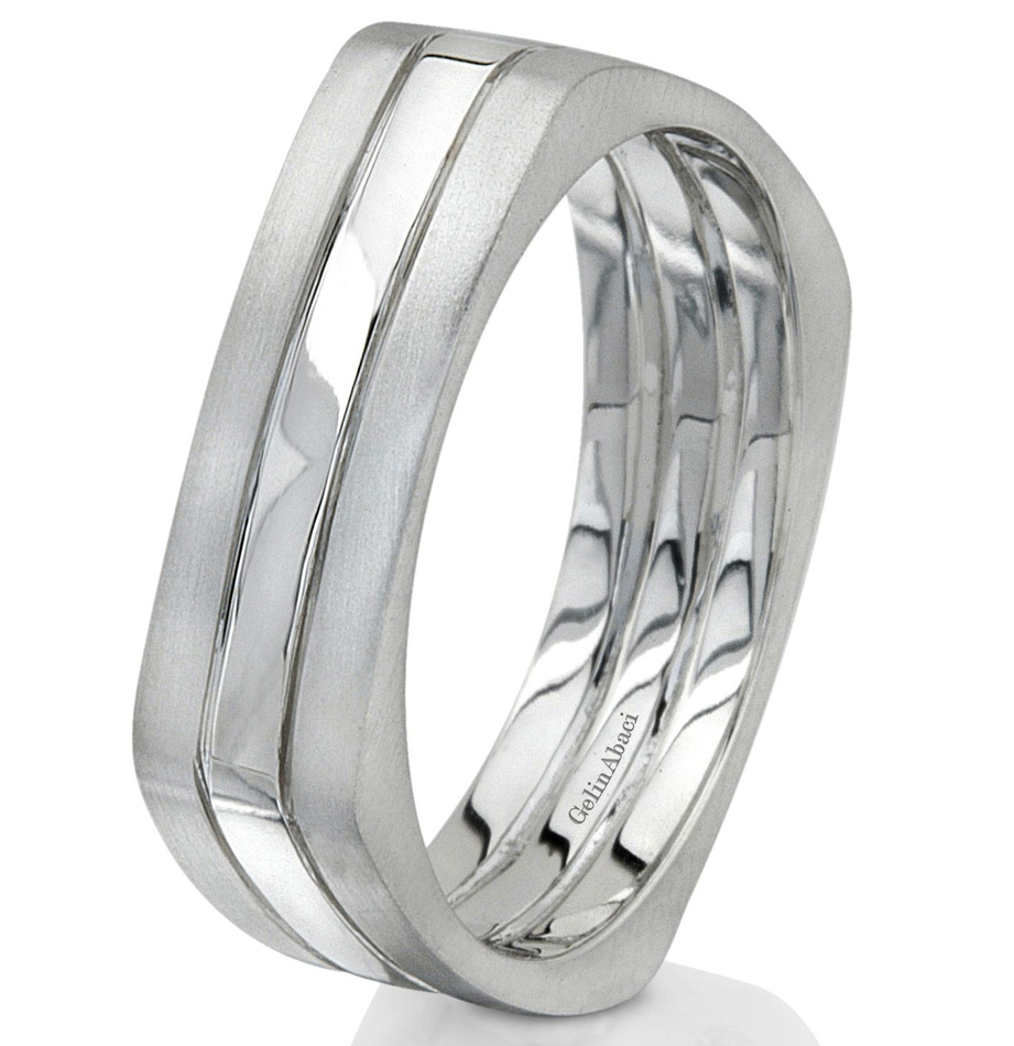 Gelin Abaci Amore Men's Wedding Band #B-174