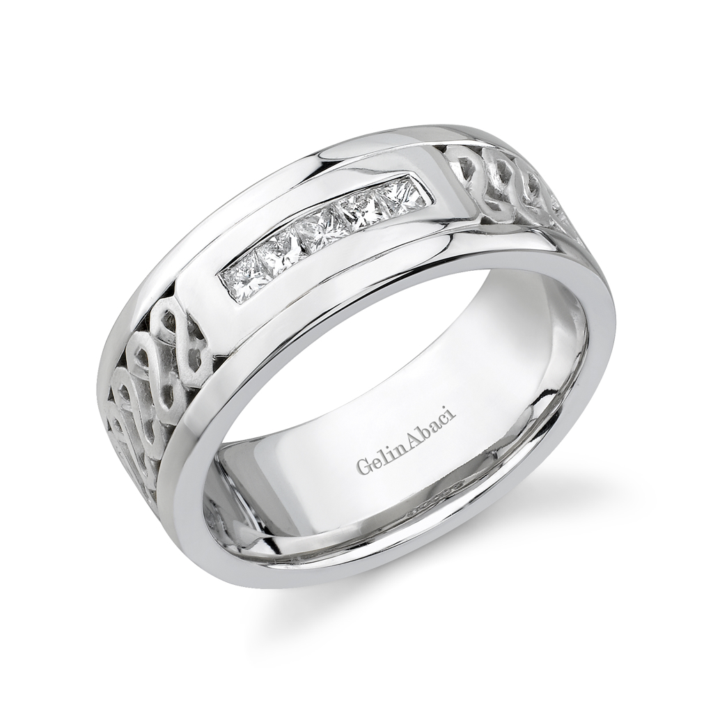 Gelin Abaci Amore Men's Wedding Band #B-203