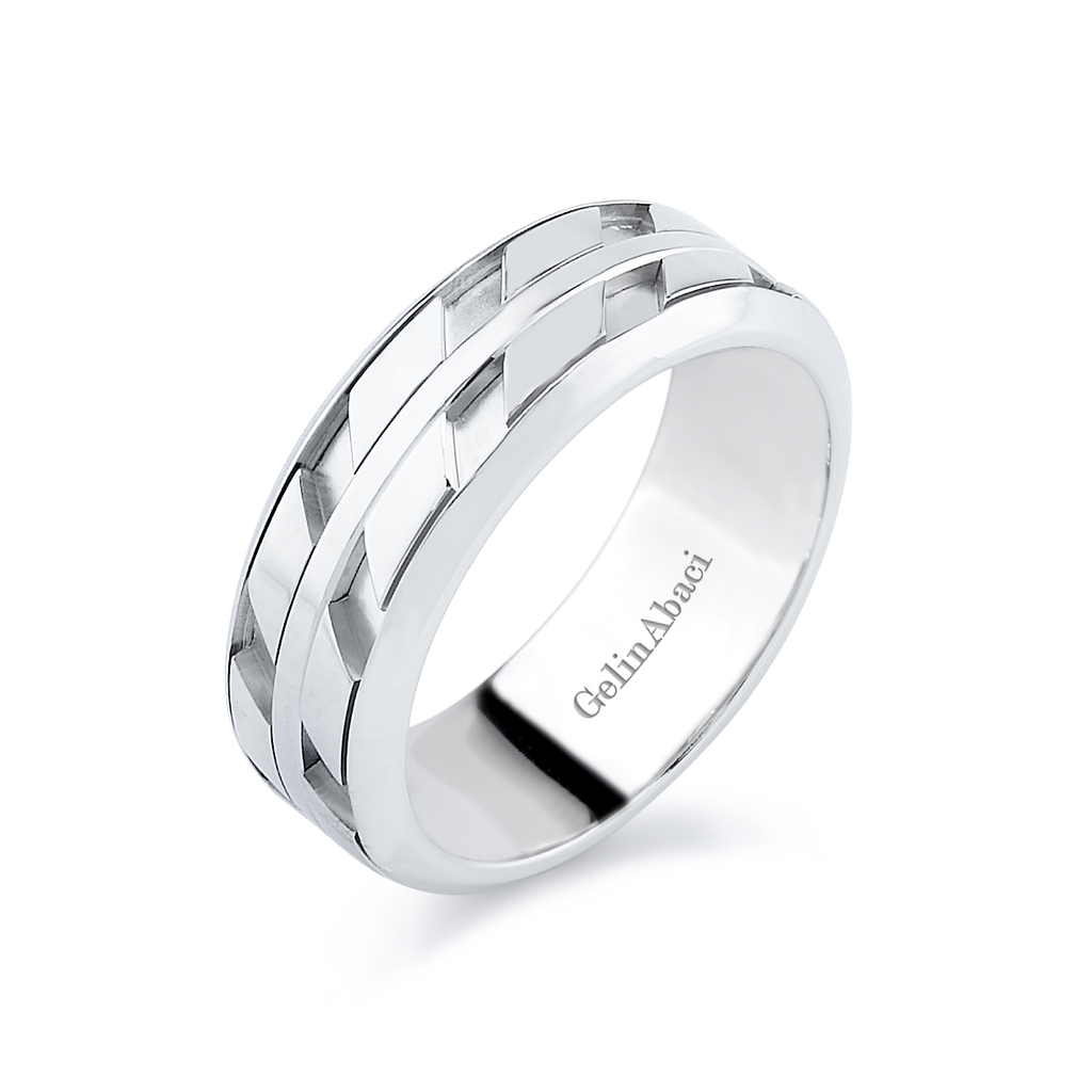 Gelin Abaci Amore Men's Wedding Band #C3821