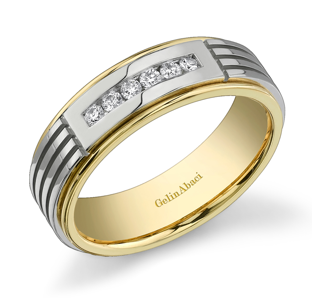 Gelin Abaci Amore Men's Wedding Band #C-4839