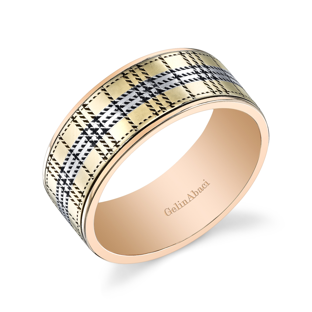 Gelin Abaci Amore Men's Wedding Band #W-5927