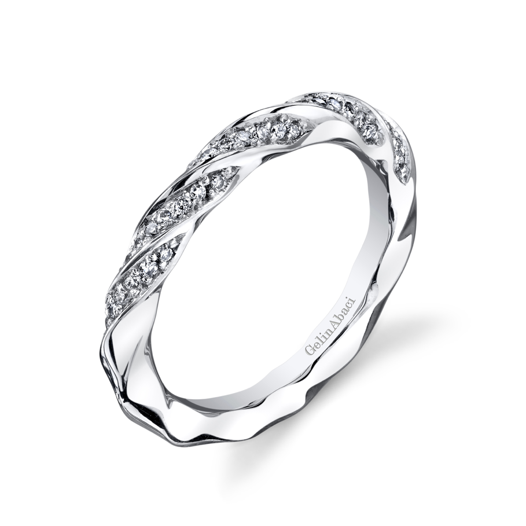 Shared Prong Womens Wedding Band Shared Prong Diamond Wedding Ring Shared Prong Engagement Ring