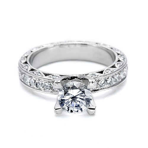 Tacori Crescent Engagement Ring #HT2229
