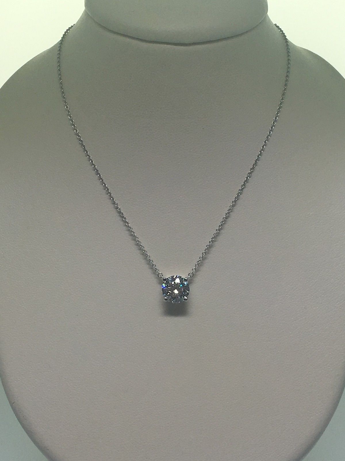 Tiffany & Co. Diamond Stud Necklace Consignment #101