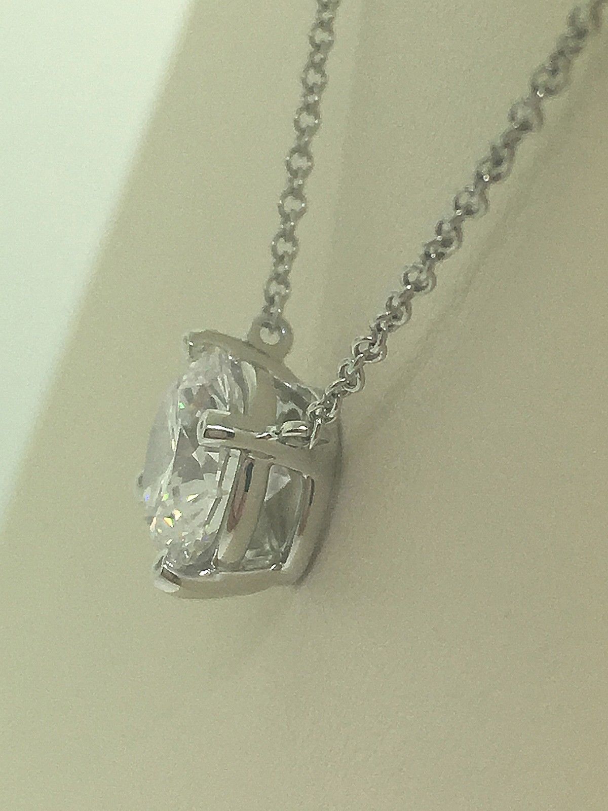 Tiffany & Co. Diamond Stud Necklace Consignment #101