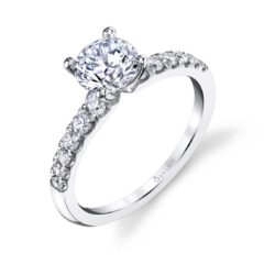 "Celine" Classic Solitaire Diamond Engagement Ring