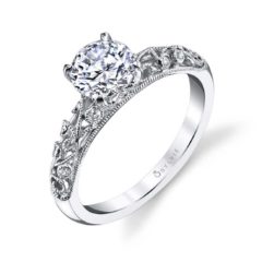 14K "Elaina" Diamond Engagement Ring